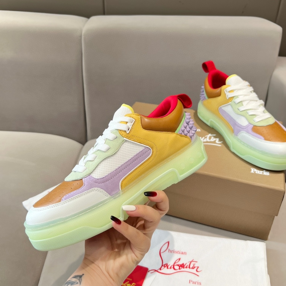 Christian Louboutin Astroloubi Green Sneakers Reps - CLS93 - view 05