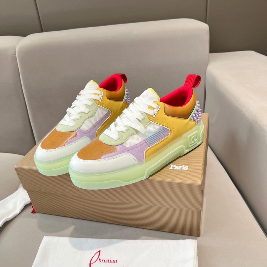 Christian Louboutin Astroloubi Green Sneakers Reps - CLS93 - view 06