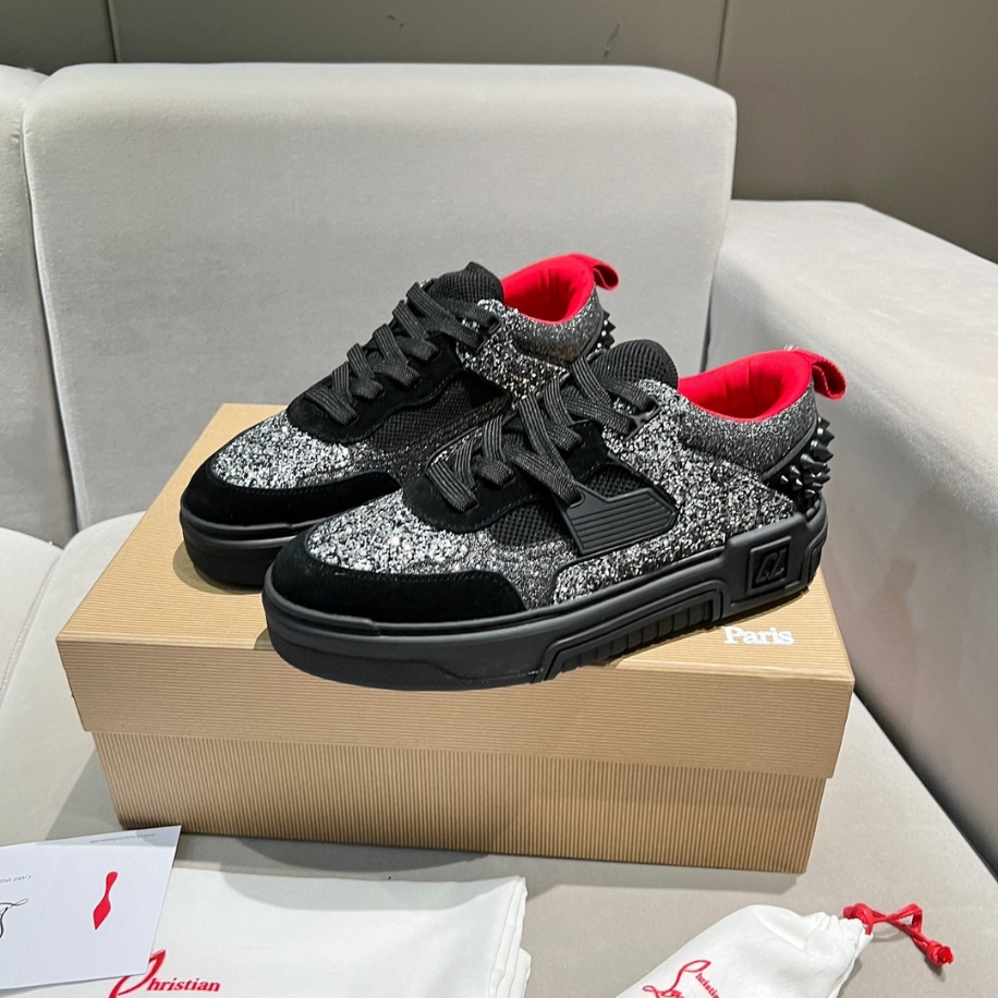 Christian Louboutin Astroloubi Strass Black Sneaker Reps - CLS99 - view 02