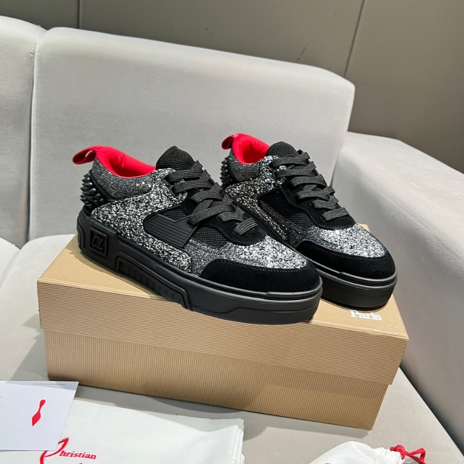 Christian Louboutin Astroloubi Strass Black Sneaker Reps - CLS99 - view 04
