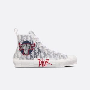 Dior Shawn Stussy x B23 High ‘Ox Head Embroidery Patch’ Sneaker Reps - DR123 - view 01