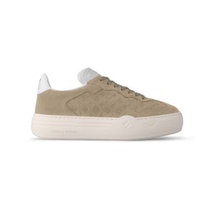 Louis Vuitton Beige Monogram Suede LV Groovy Platform Sneakers Reps - LS096 - view 01