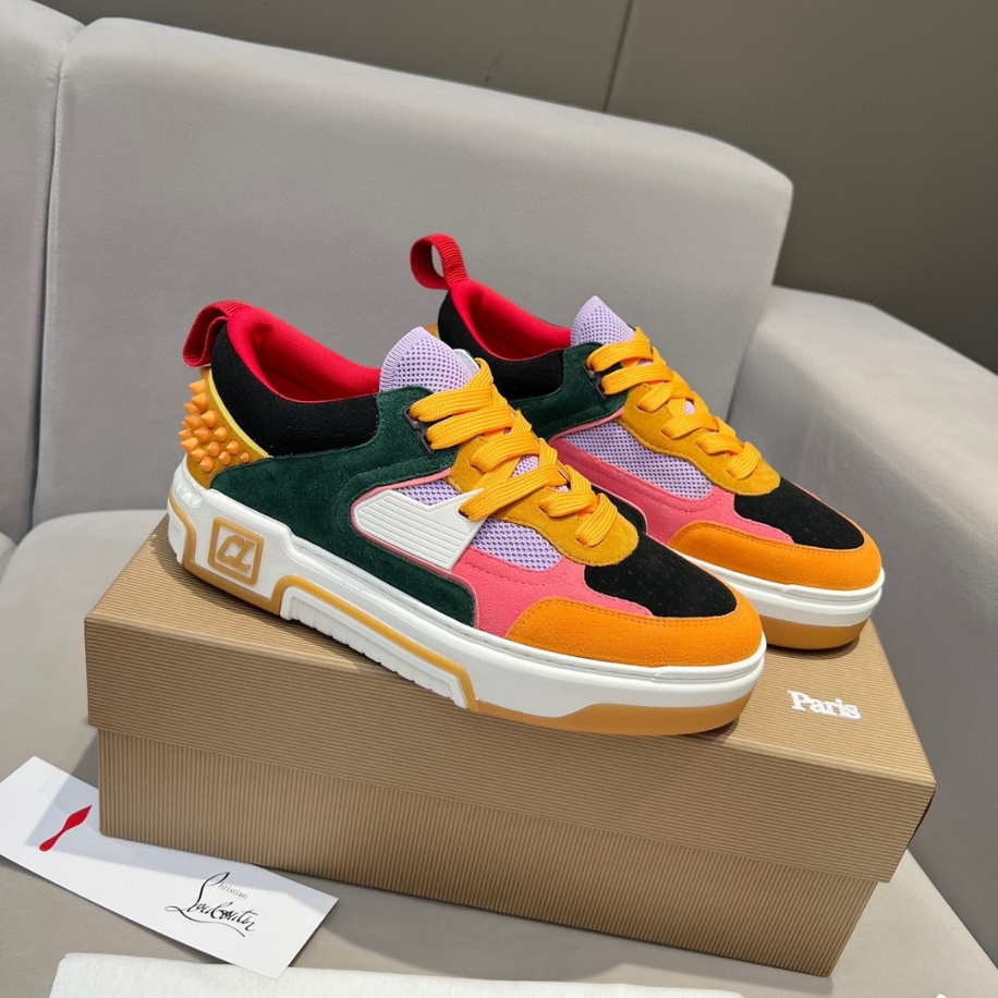 Christian Louboutin Astroloubi White Brown Sneaker Reps - CLS95 - view 03