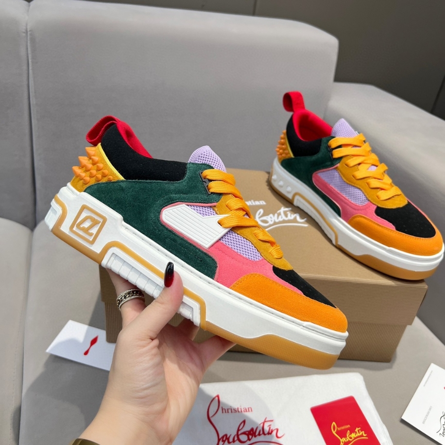 Christian Louboutin Astroloubi White Brown Sneaker Reps - CLS95 - view 04