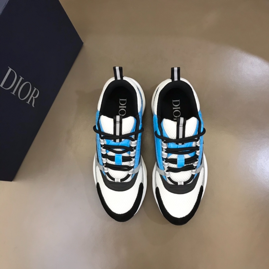 Dior B22 Light Blue Croc Sneaker Reps - DR130 - view 02