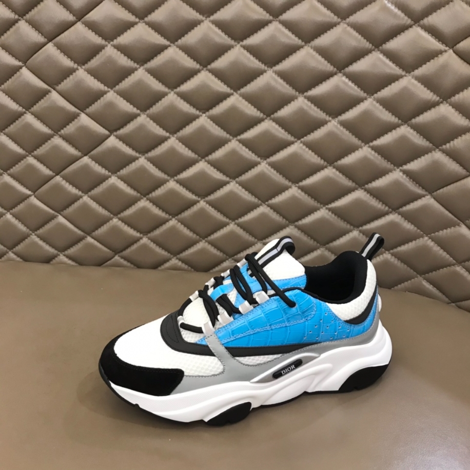 Dior B22 Light Blue Croc Sneaker Reps - DR130 - view 05
