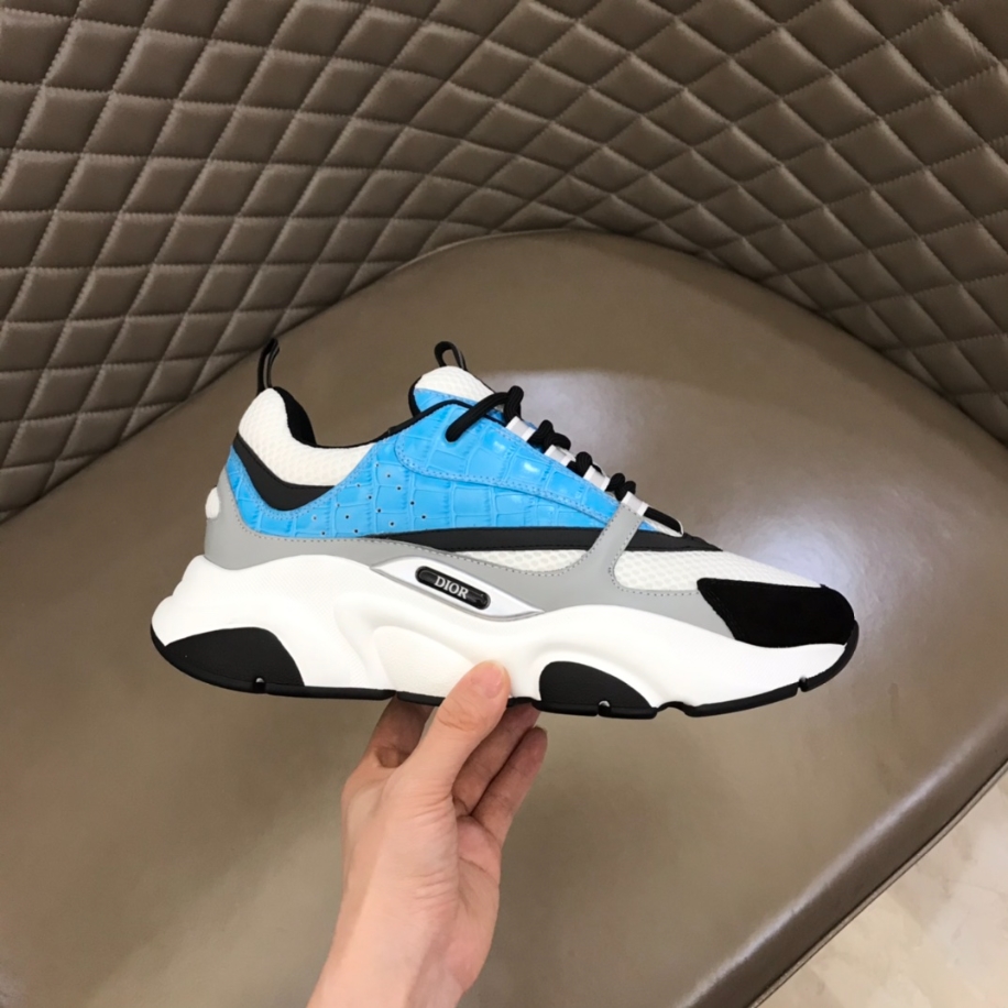 Dior B22 Light Blue Croc Sneaker Reps - DR130 - view 06