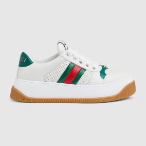 Gucci Screener Trainer White Platform Sneaker Reps - GI040 - view 01