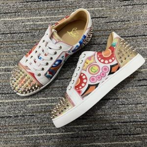 Christian Louboutin High-end Low-top Lace-up Sneakers Replica - CLS58 - view 01