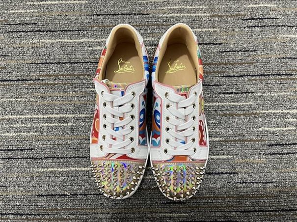 Christian Louboutin High-end Low-top Lace-up Sneakers Replica - CLS58 - view 02