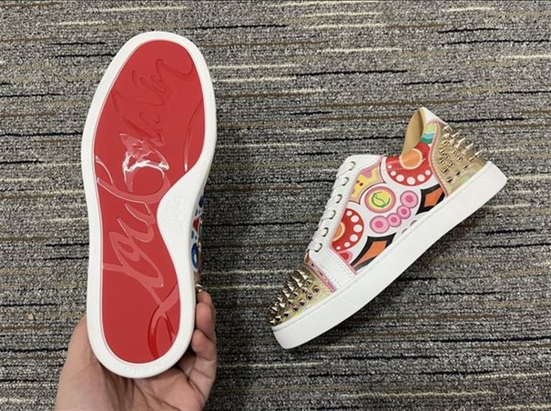 Christian Louboutin High-end Low-top Lace-up Sneakers Replica - CLS58 - view 05