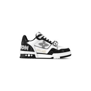 Louis Vuitton Lv Trainer Monogram Black quai Velcro Reps - LS094 - view 01