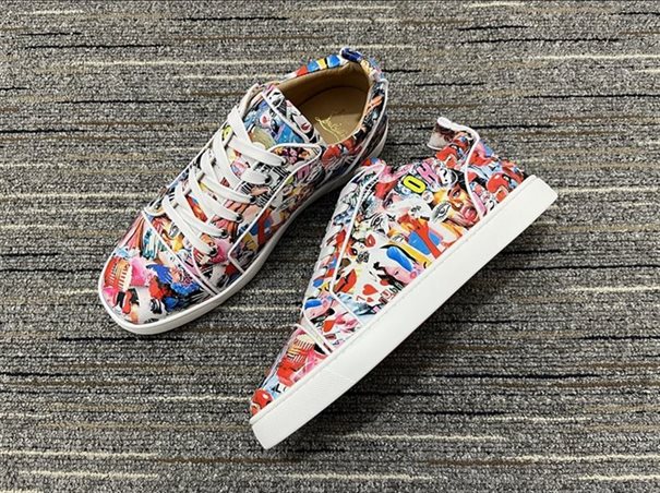 Christian Louboutin High-end Low-top Lace-up Sneakers Replica - CLS62 - view 01