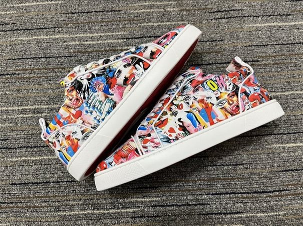 Christian Louboutin High-end Low-top Lace-up Sneakers Replica - CLS62 - view 03