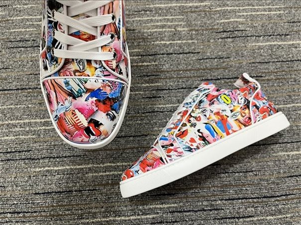 Christian Louboutin High-end Low-top Lace-up Sneakers Replica - CLS62 - view 04