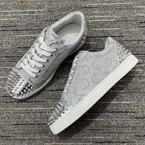 Christian Louboutin High-end Low-top Lace-up Sneakers Replica - CLS64 - view 01