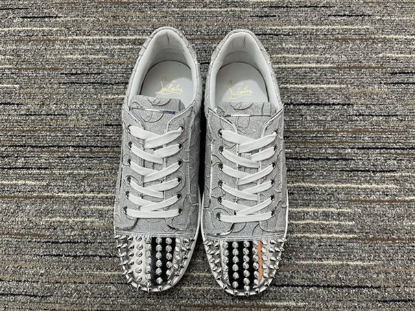 Christian Louboutin High-end Low-top Lace-up Sneakers Replica - CLS64 - view 02