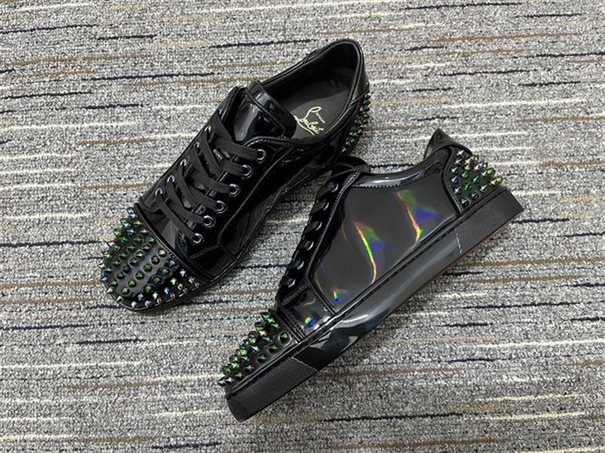 Christian Louboutin High-end Low-top Lace-up Sneakers Replica - CLS72 - view 01