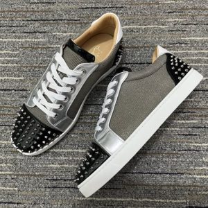 Christian Louboutin High-end Low-top Lace-up Sneakers Replica - CLS73 - view 01