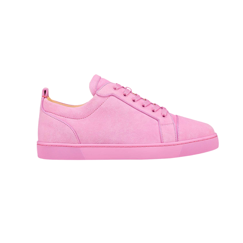 Christian Louboutin Louis Junior Spikes Orlato Flat ‘Pink Confettis’ Sneaker Reps - CLS117 - view 01