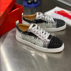 Christian Louboutin Louis Junior Spikes Orlato Sneaker Reps - CLS120 - view 01