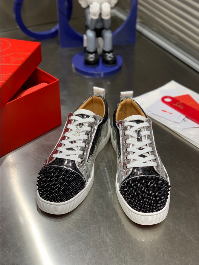 Christian Louboutin Louis Junior Spikes Orlato Sneaker Reps - CLS120 - view 02