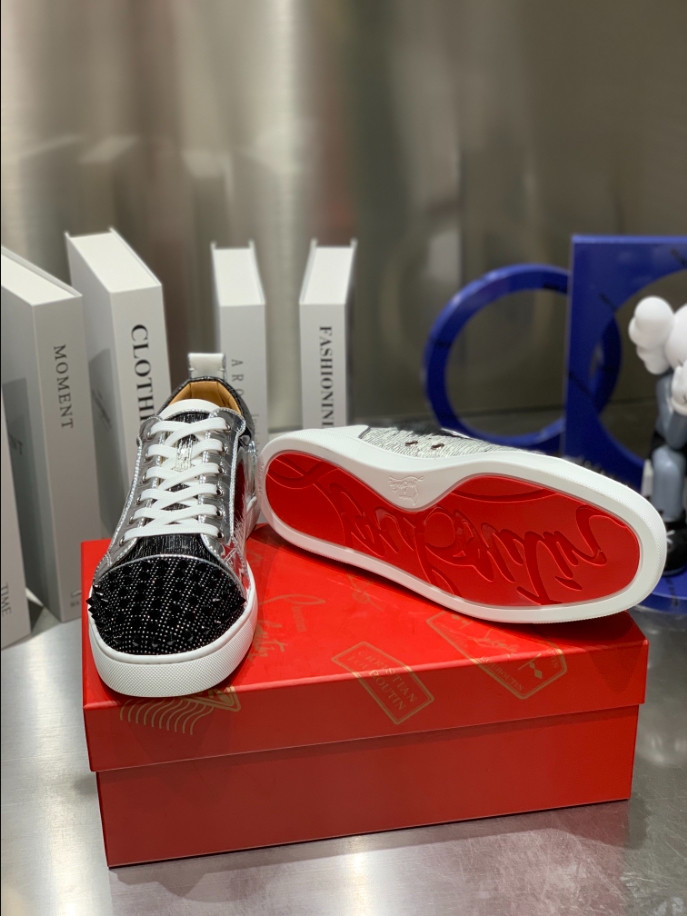Christian Louboutin Louis Junior Spikes Orlato Sneaker Reps - CLS120 - view 03