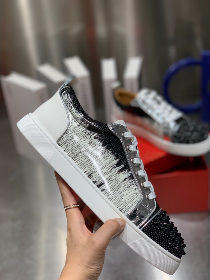 Christian Louboutin Louis Junior Spikes Orlato Sneaker Reps - CLS120 - view 06