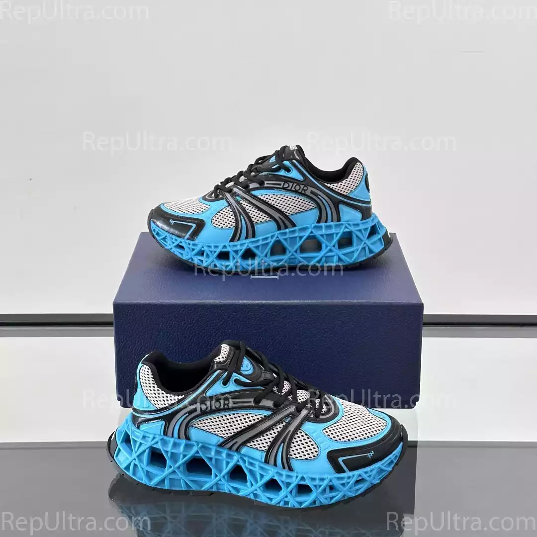 Dior B35 NXXT Sneaker in Grey and Blue Reps - DR150 - view 06