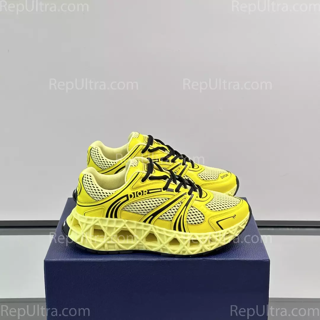 Dior B35 NXXT Sneaker in Yellow Reps - DR152 - view 02
