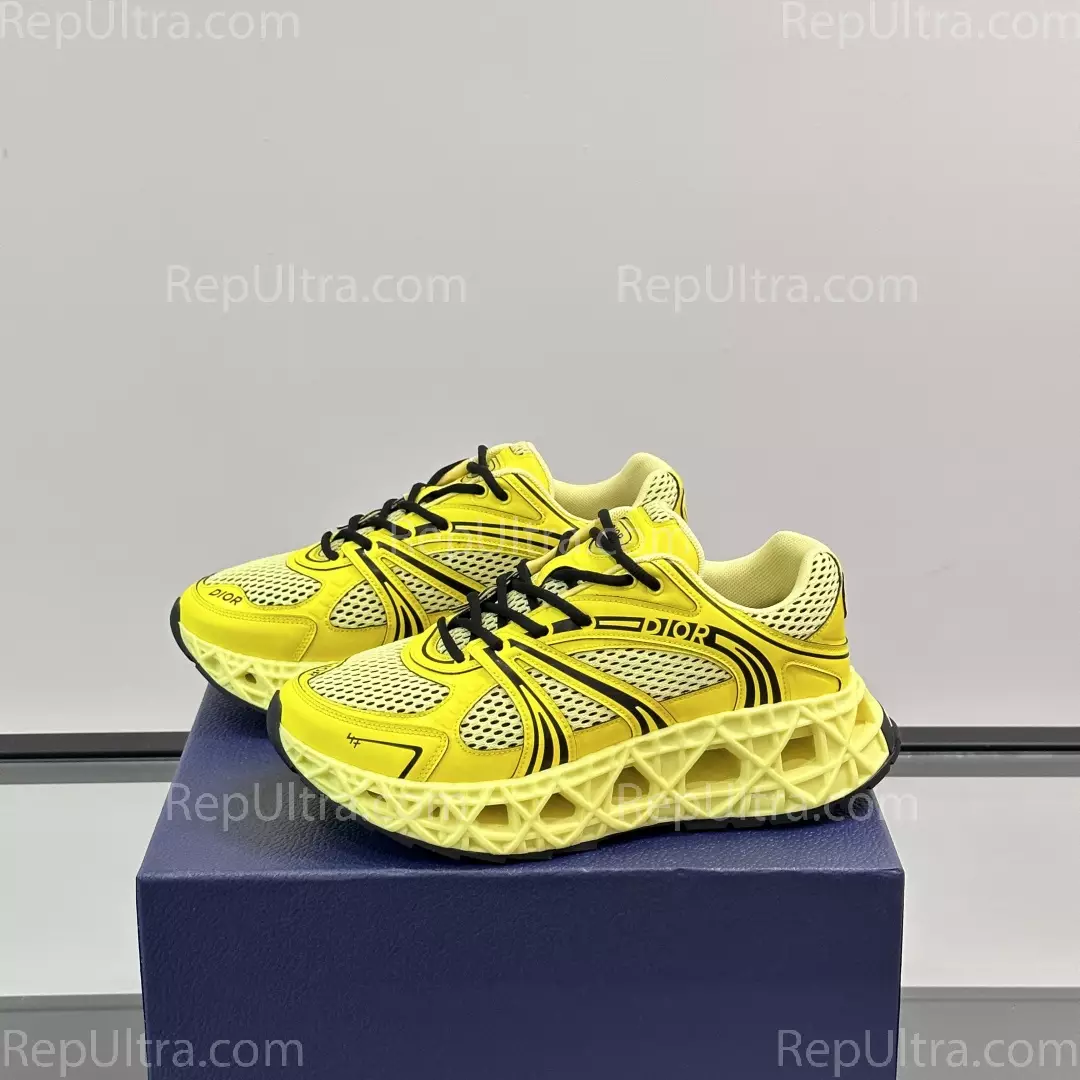 Dior B35 NXXT Sneaker in Yellow Reps - DR152 - view 04