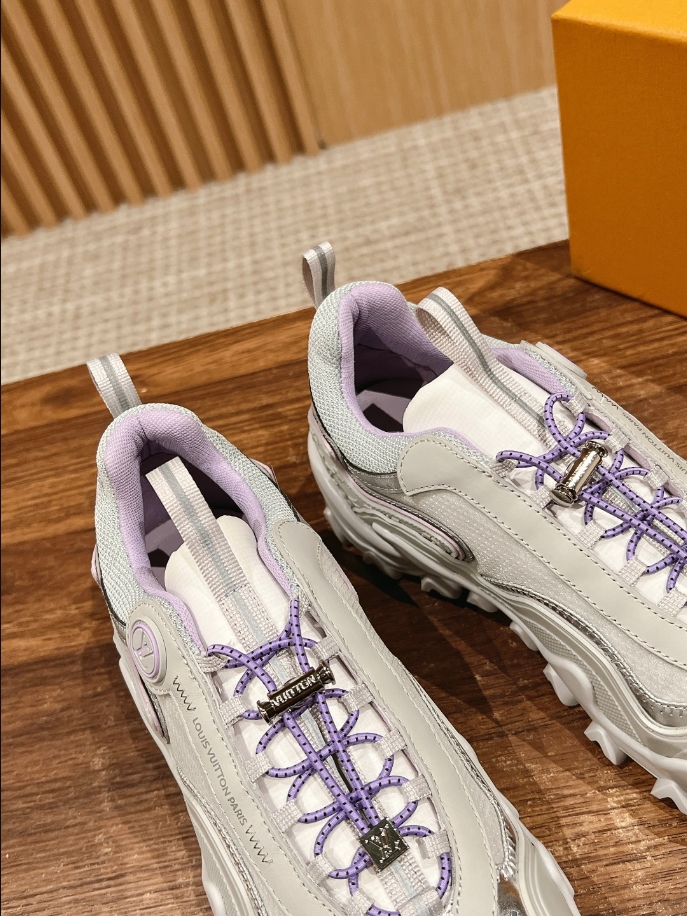 Louis Vuitton Rush Silver Lilac Sneaker Reps - LS102 - view 02