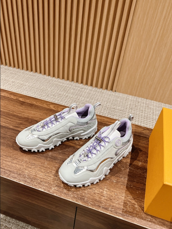 Louis Vuitton Rush Silver Lilac Sneaker Reps - LS102 - view 03