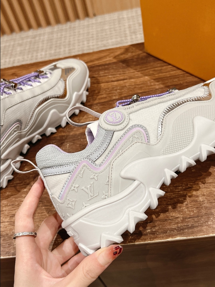 Louis Vuitton Rush Silver Lilac Sneaker Reps - LS102 - view 04