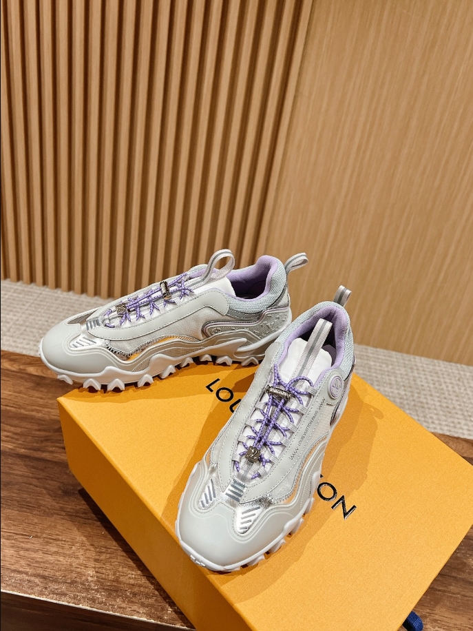 Louis Vuitton Rush Silver Lilac Sneaker Reps - LS102 - view 05