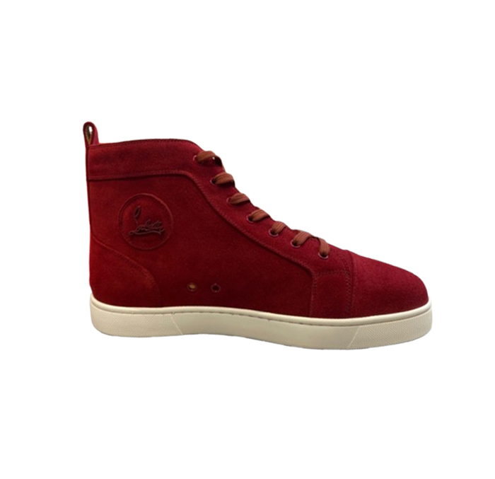 Christian Louboutin Louis High Red Sneaker Reps - CLS110 - view 01