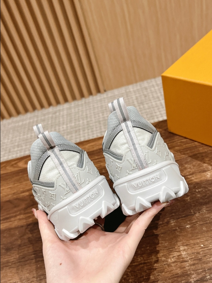 Louis Vuitton Rush Silver Sneaker Reps - LS104 - view 02