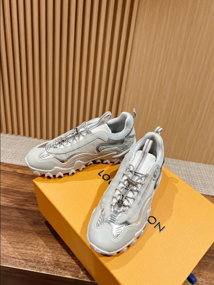 Louis Vuitton Rush Silver Sneaker Reps - LS104 - view 03