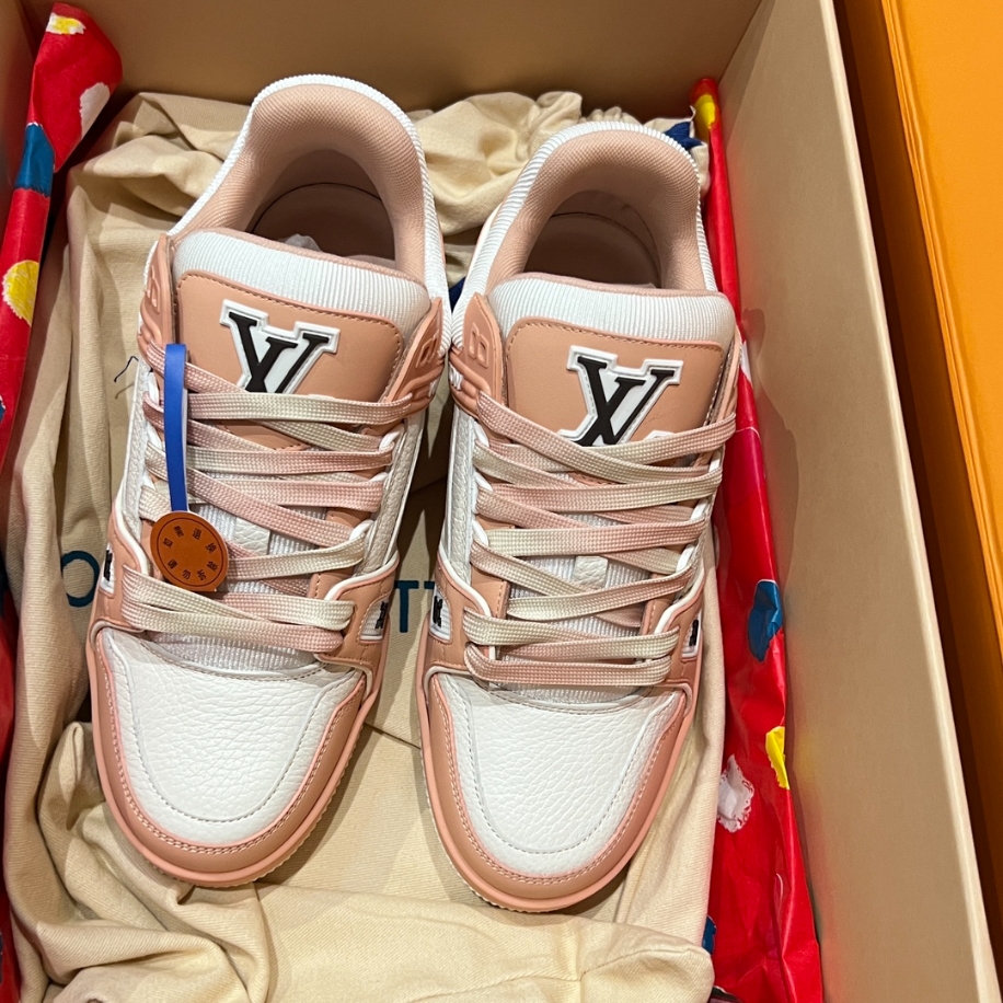 Louis Vuitton Trainer Orange Sneaker Reps - LS108 - view 04