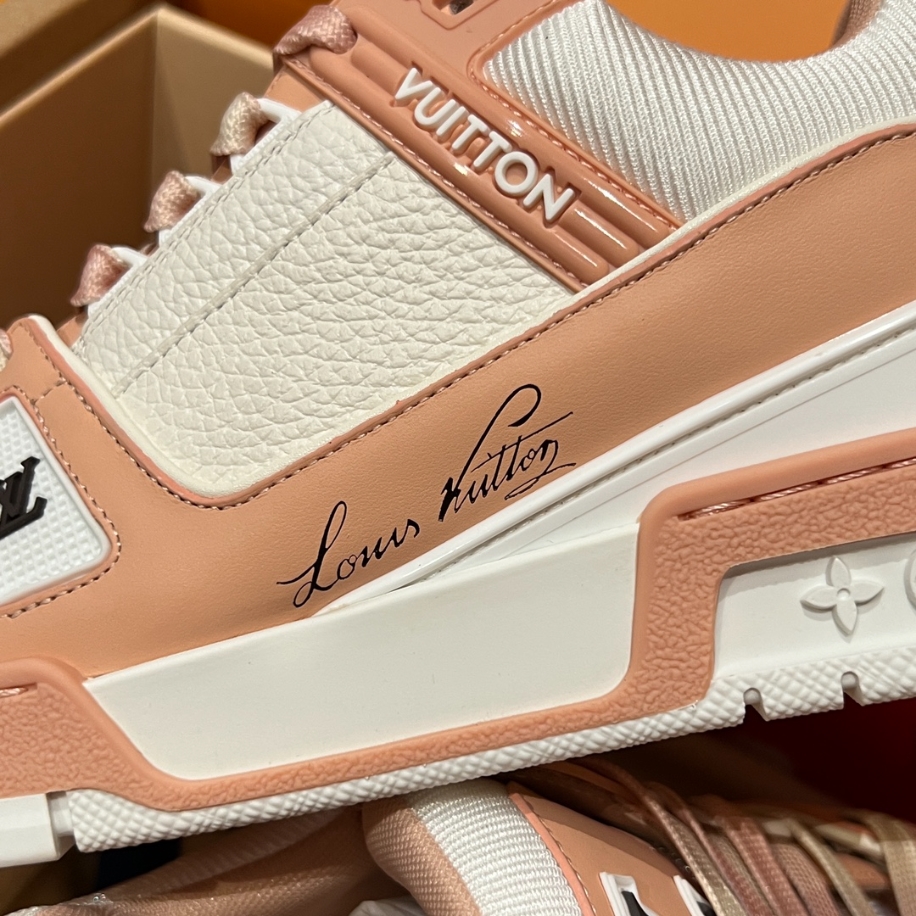 Louis Vuitton Trainer Orange Sneaker Reps - LS108 - view 05