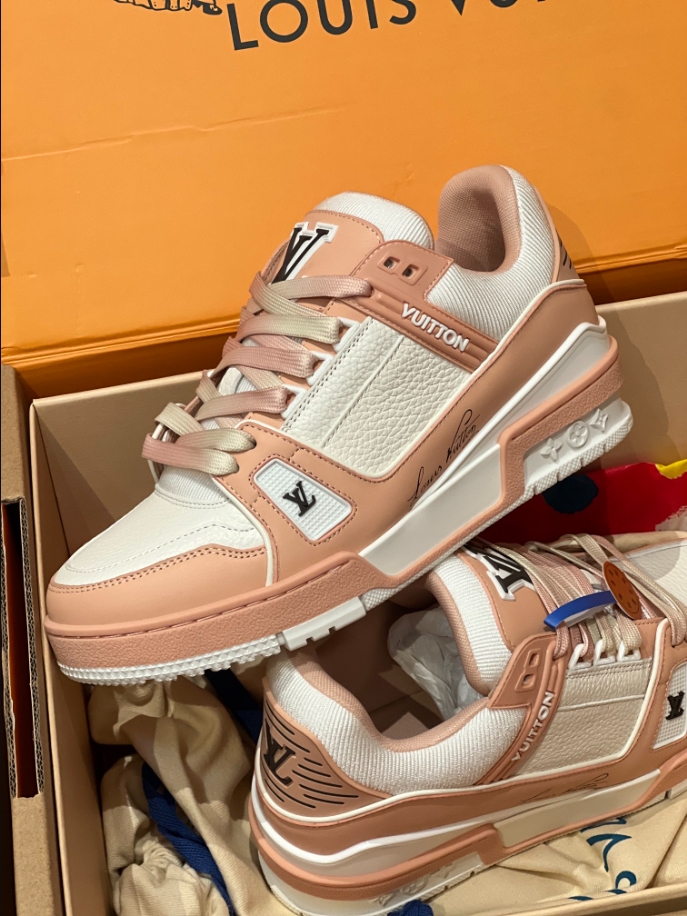 Louis Vuitton Trainer Orange Sneaker Reps - LS108 - view 06
