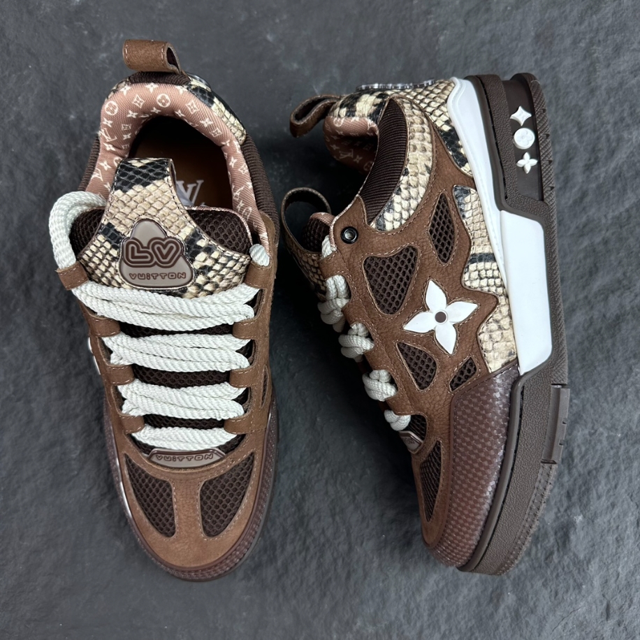 Louis Vuitton Skate Brown Sneaker Reps - LS110 - view 02