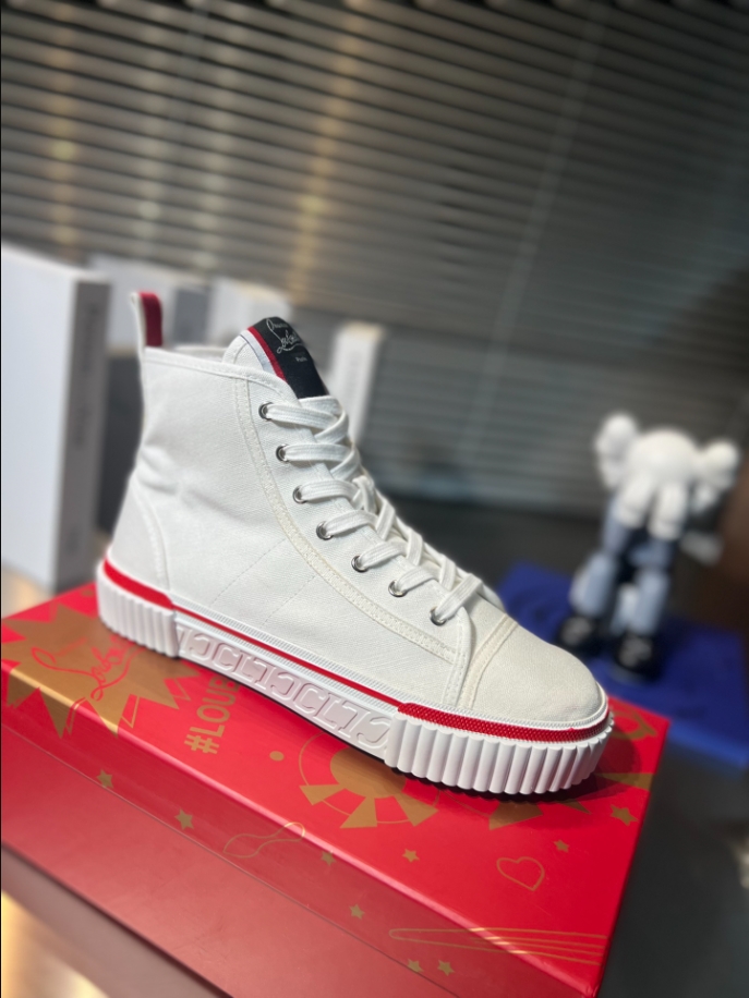 Christian Louboutin Pedro White Sneaker Reps - CLS101 - view 02