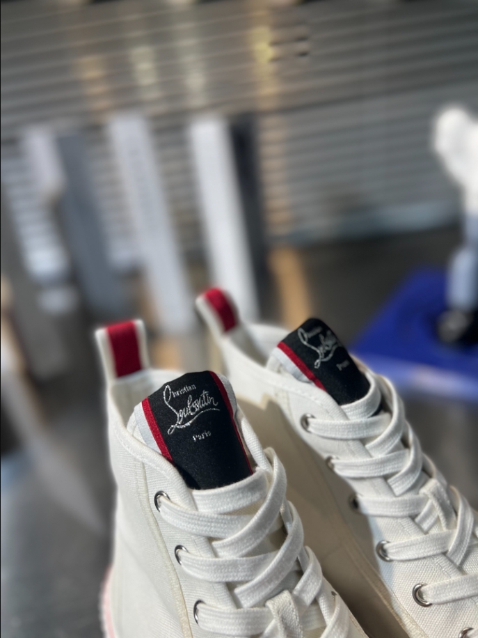 Christian Louboutin Pedro White Sneaker Reps - CLS101 - view 04