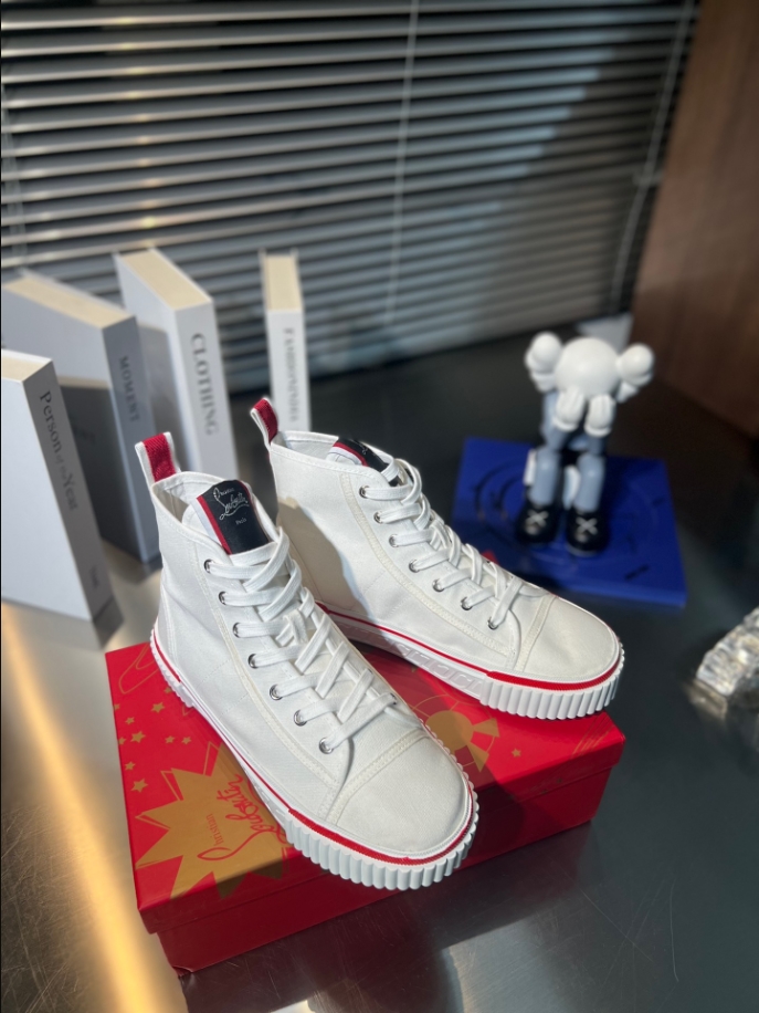 Christian Louboutin Pedro White Sneaker Reps - CLS101 - view 06