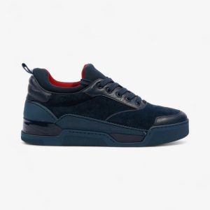 Christian Louboutin Navy Blue Black Sneaker Reps - CLS104 - view 01