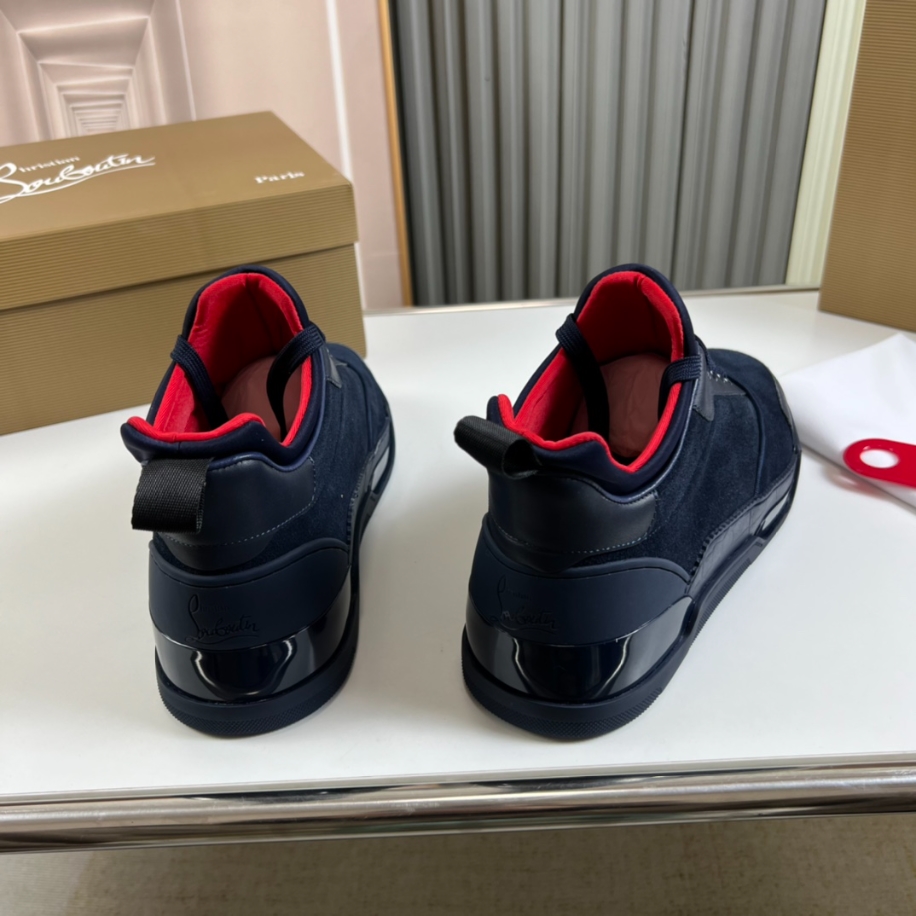 Christian Louboutin Navy Blue Black Sneaker Reps - CLS104 - view 04