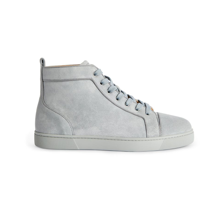 Christian Louboutin Louis Orlato Suede High-Top Sneaker Reps - CLS105 - view 01