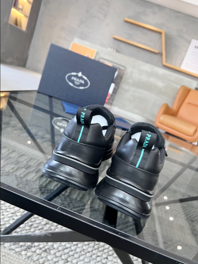 Prada Mechano Black Silver Sneakers Reps - PRS001 - view 03