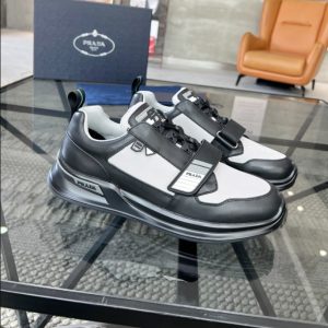 Prada Mechano ‘Black Silver’ Sneakers Reps - PRS003 - view 01